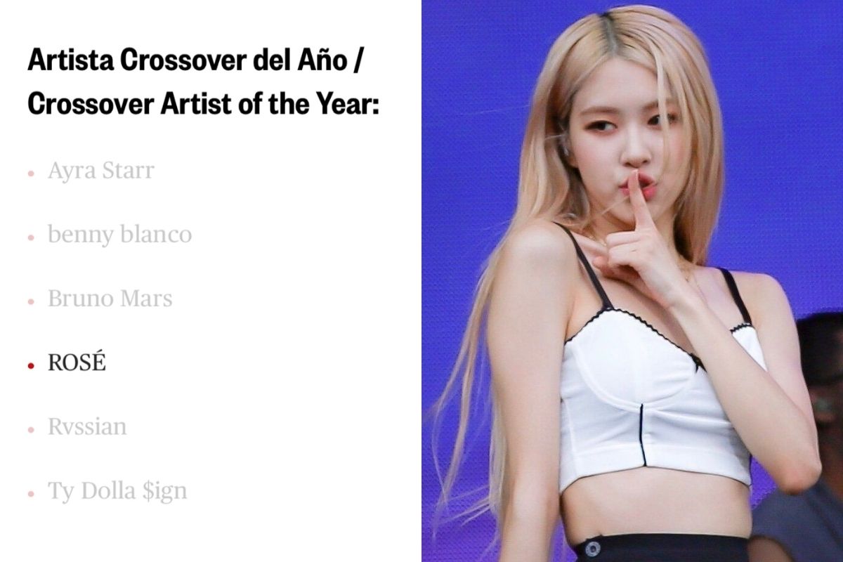 Rosé de BLACKPINK hace historia como el primer acto K-pop en ser nominado en los Billboard Latin Music Awards