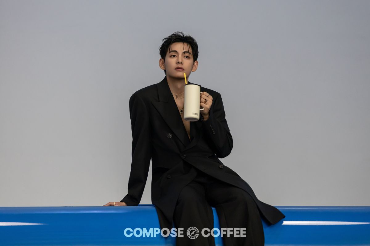 V de BTS eleva el éxito de Compose Coffee a 2 años de volverse imagen de la franquicia