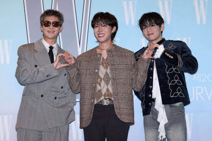 BTS RM, J-Hope y V se reúnen en el evento W Korea 'Love Your W' 2025