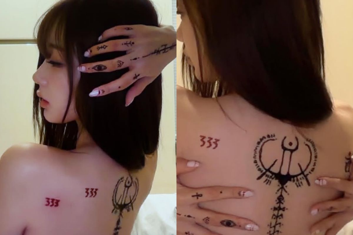 Giselle de aespa impacta a sus fans con sensacionales "tatuajes" en la espalda