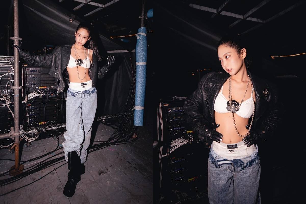Jennie de BLACKPINK deleitó a los fans con un atrevido look de lencería de Chanel