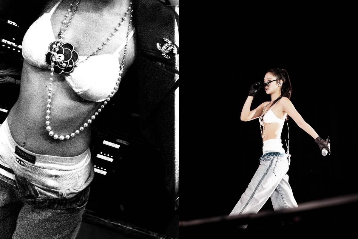 Jennie de BLACKPINK deleitó a los fans con un atrevido look de lencería de Chanel