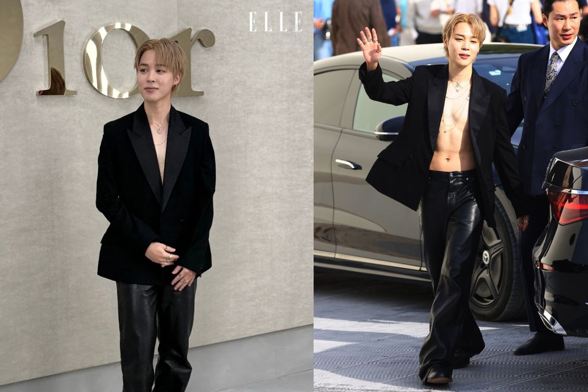 Jimin de BTS deslumbra con su aparición en el desfile de moda de Dior Jimin de BTS deslumbra con su aparición en el desfile de moda de Dior