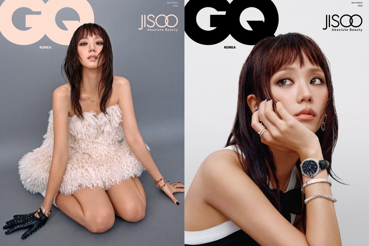 Jisoo de BLACKPINK irradia sus encantadores visuales en la nueva portada de GQ Korea