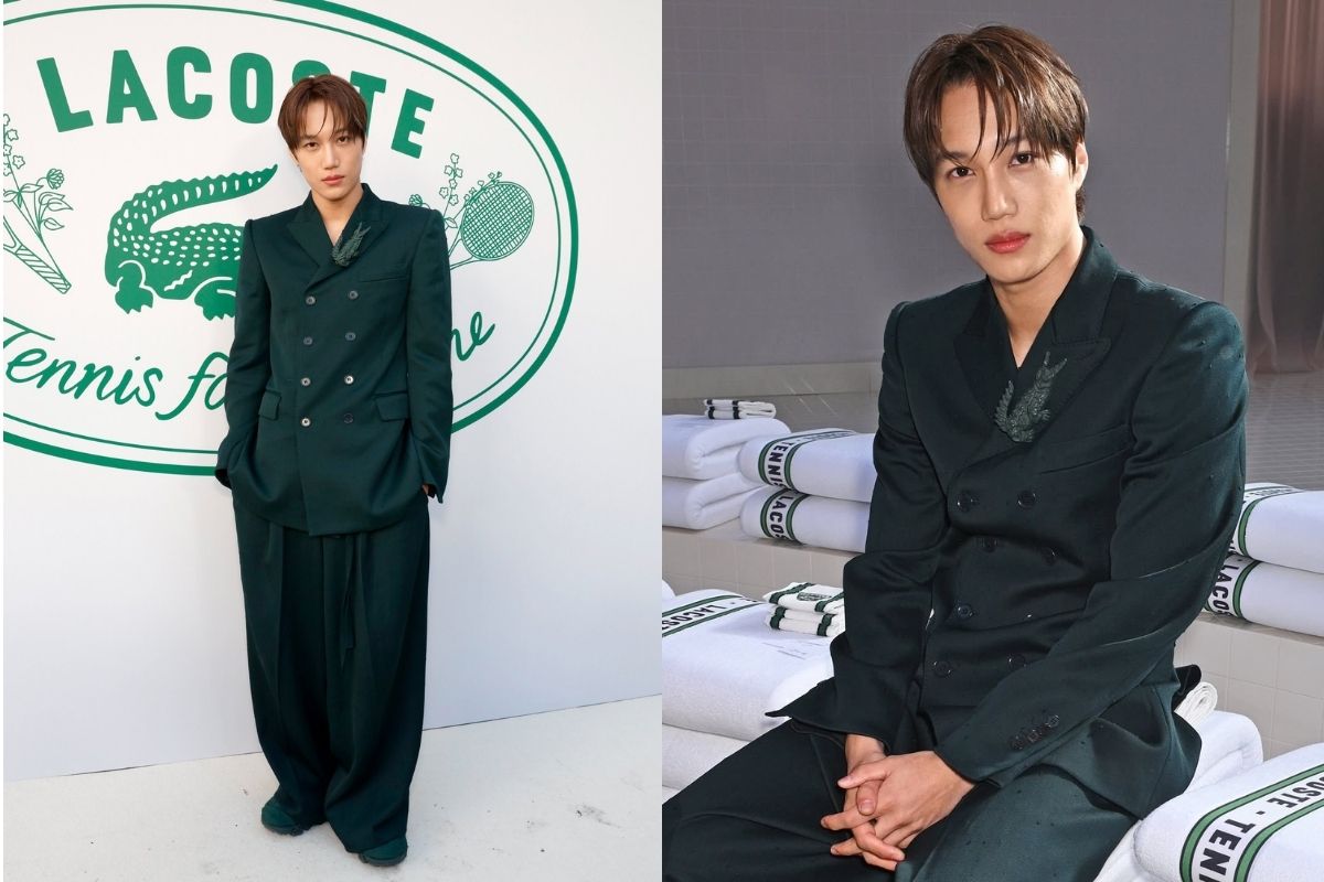 Kai de EXO mostró su encanto en el desfile de Lacoste en la Semana de la Moda de París