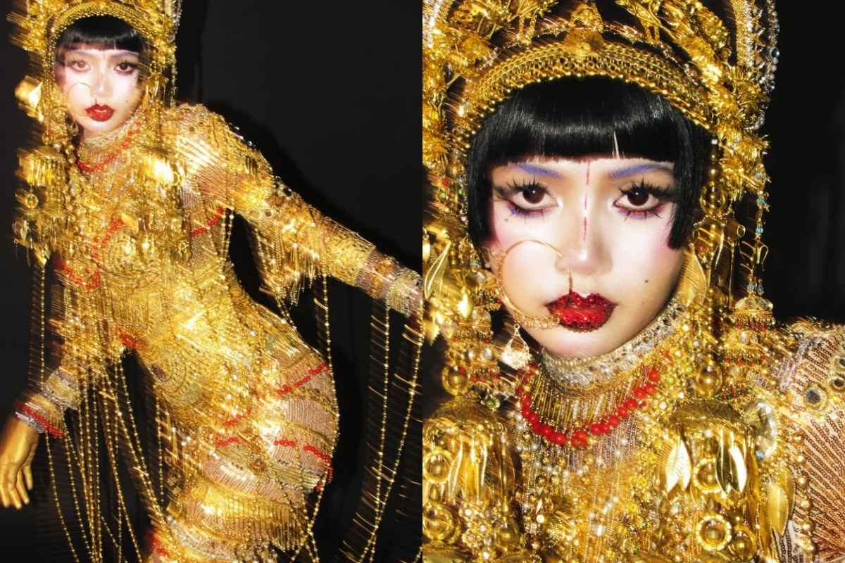 Lisa de BLACKPINK se disfraza de la sirena dorada de 'Love, Death & Robots' en Halloween