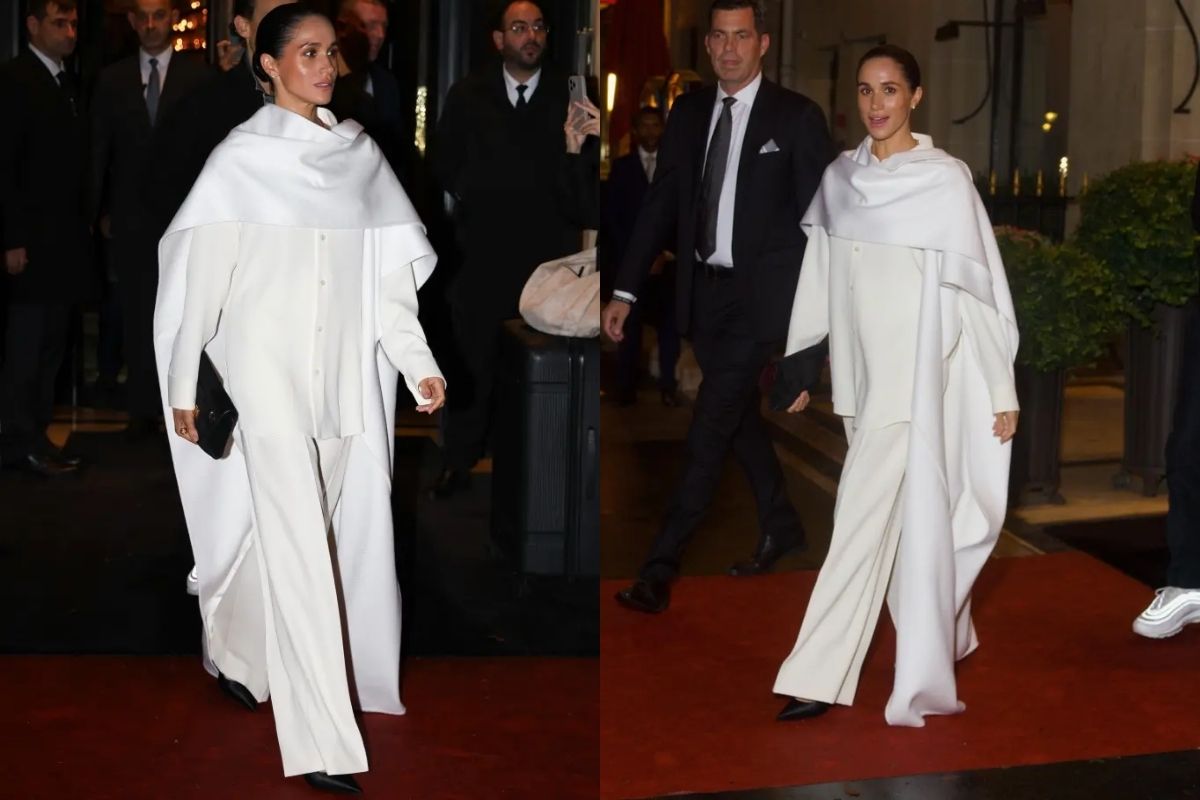 Meghan Markle debuta en la Semana de la Moda de París en el desfile de Balenciaga