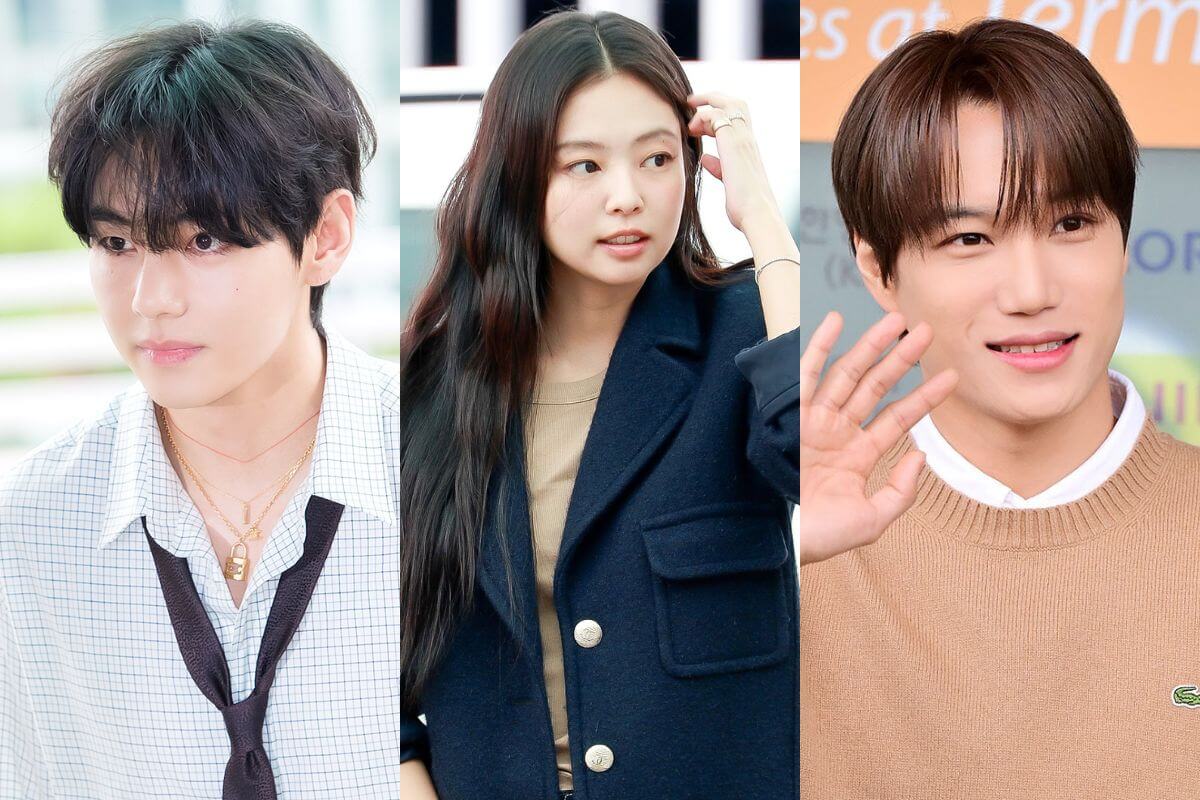 V de BTS, Jennie de BLACKPINK y Kai de EXO colapsan las redes con su reciente aparición juntos