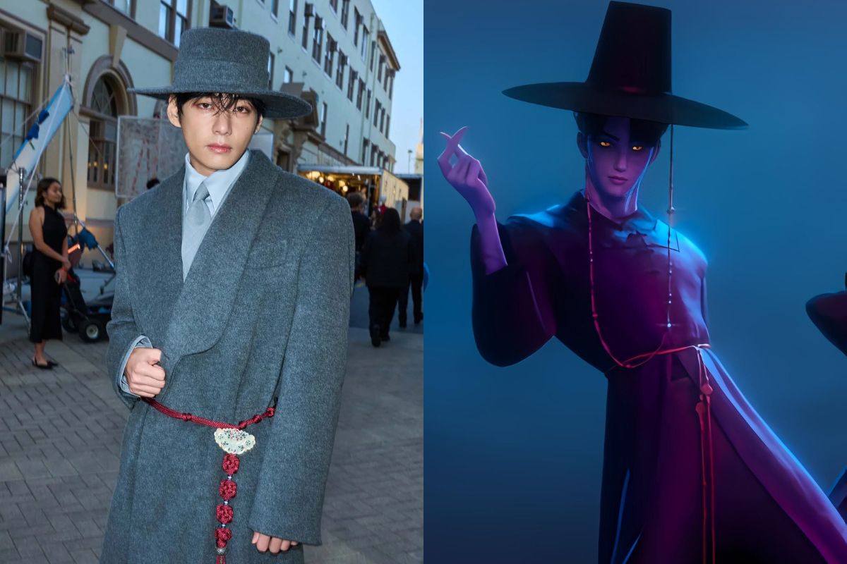 V de BTS genera comparaciones con Jinu de 'KPop Demon Hunters' en 'Vogue World Hollywood'