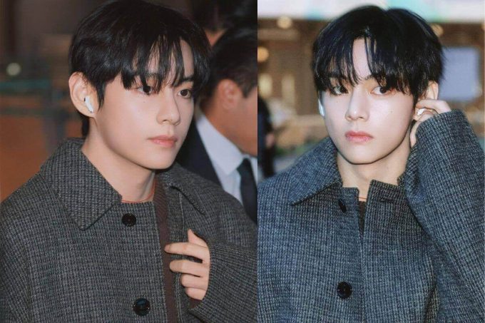 V de BTS viaja a Estados Unidos para asistir a un importante evento de moda
