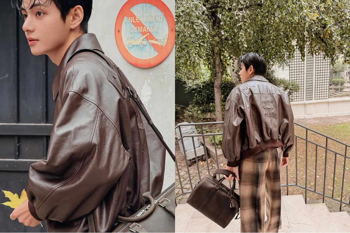 V de BTS comparte una nueva sesión fotográfica de otoño para CELINE
