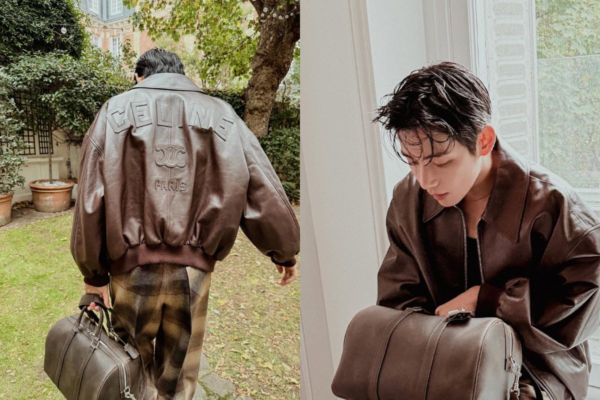 V de BTS comparte una nueva sesión fotográfica de otoño para CELINE