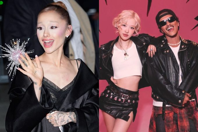 Ariana Grande canta 'APT.' de Rosé de BLACKPINK y Bruno Mars en 'The Tonight Show'