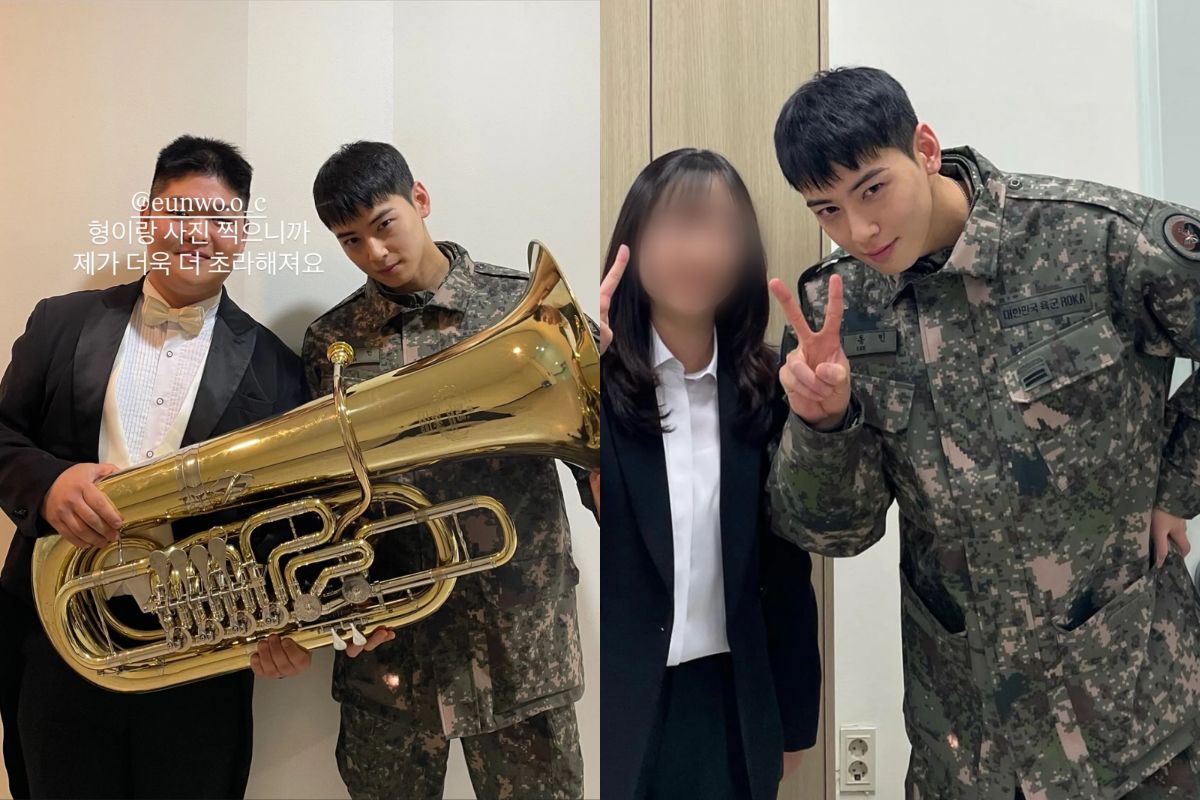 Cha Eunwoo de ASTRO impresionó a los fans con un impecable look militar