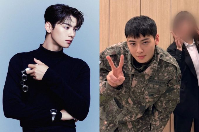Cha Eunwoo de ASTRO impresionó a los fans con un impecable look militar