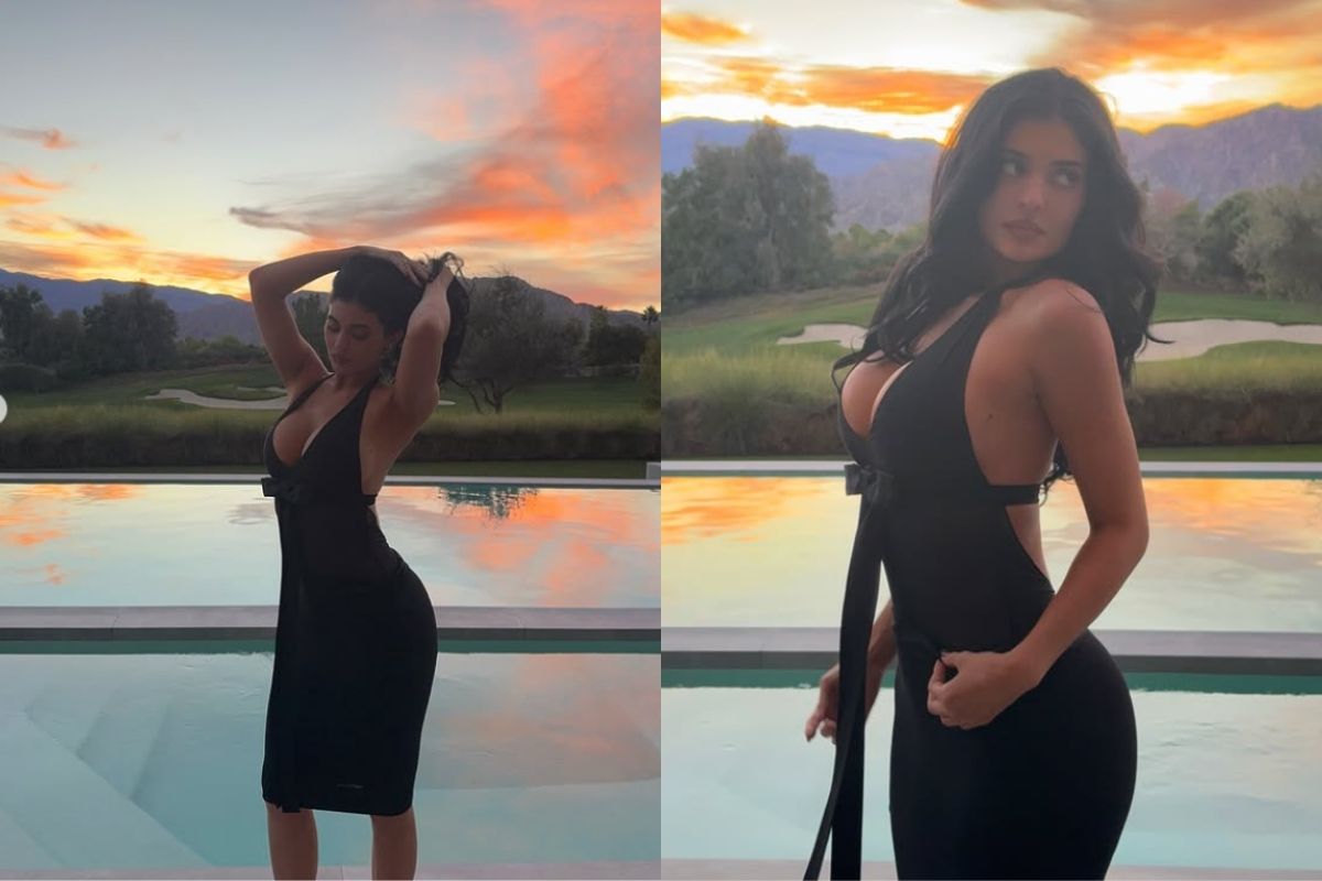 Kylie Jenner deja babeando a más de uno con un sensual y pronunciado escote