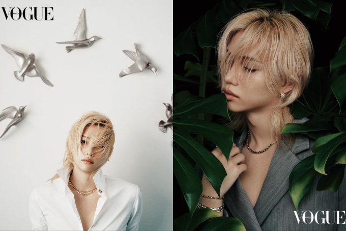 Felix de Stray Kids luce un nuevo cambio de look para Vogue Korea