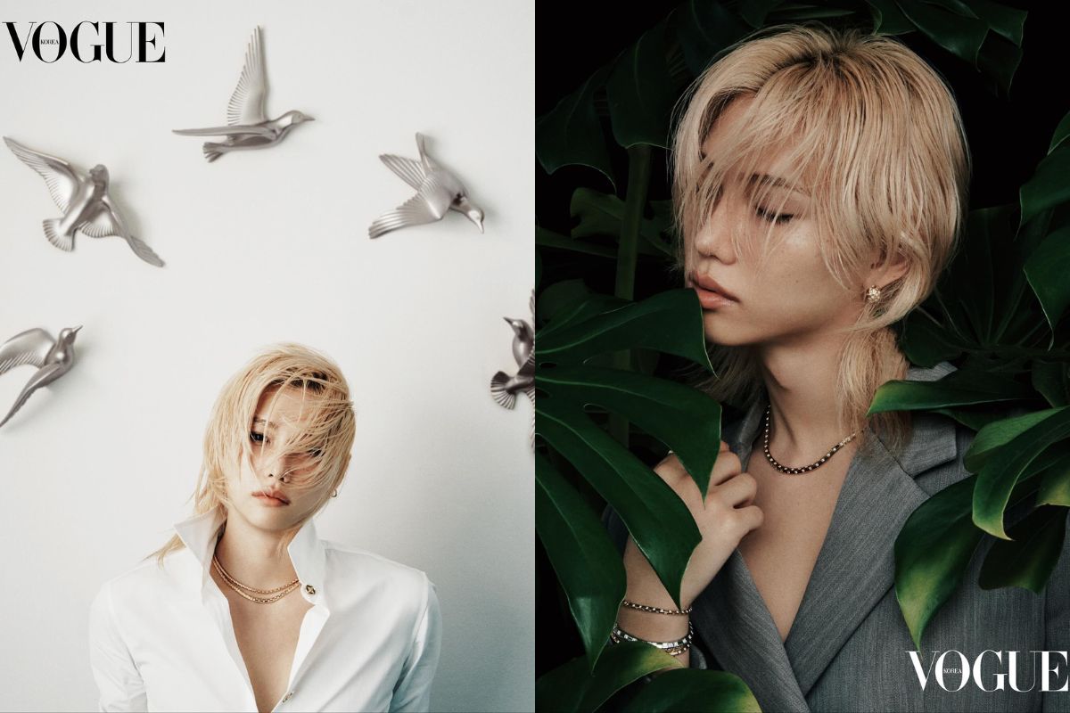 Felix de Stray Kids luce un nuevo cambio de look para Vogue Korea