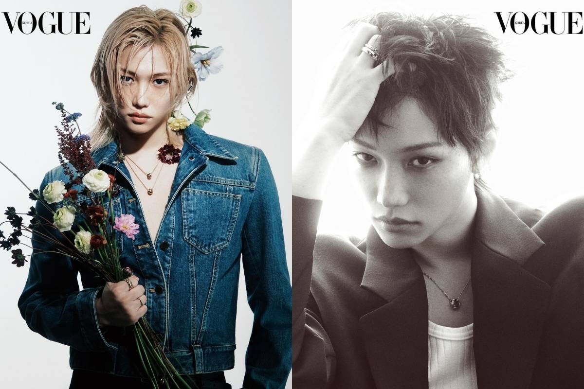 Felix de Stray Kids luce un nuevo cambio de look para Vogue Korea