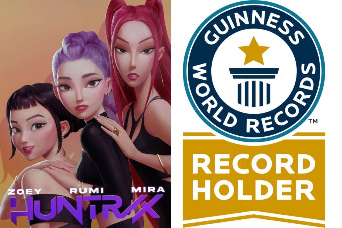 HUNTRIX de 'KPOP Demon Hunters' recibe su primer récord Guinness