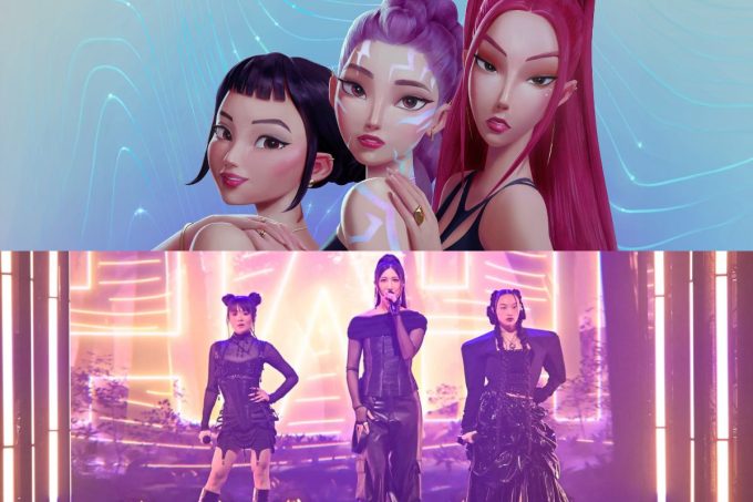 "HUNTRIX" de KPop Demon Hunters interpretan 'Golden' en el desfile de Acción de Gracias de Macy's