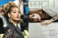 Lisa de BLACKPINK encanta con un glamouroso look ondulado para Vogue Korea