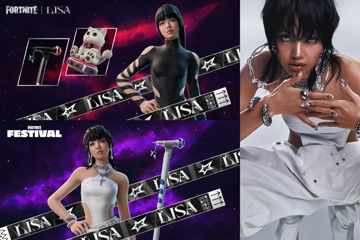 Primer vistazo a las Skins de Lisa de BLACKPINK en Fortnite
