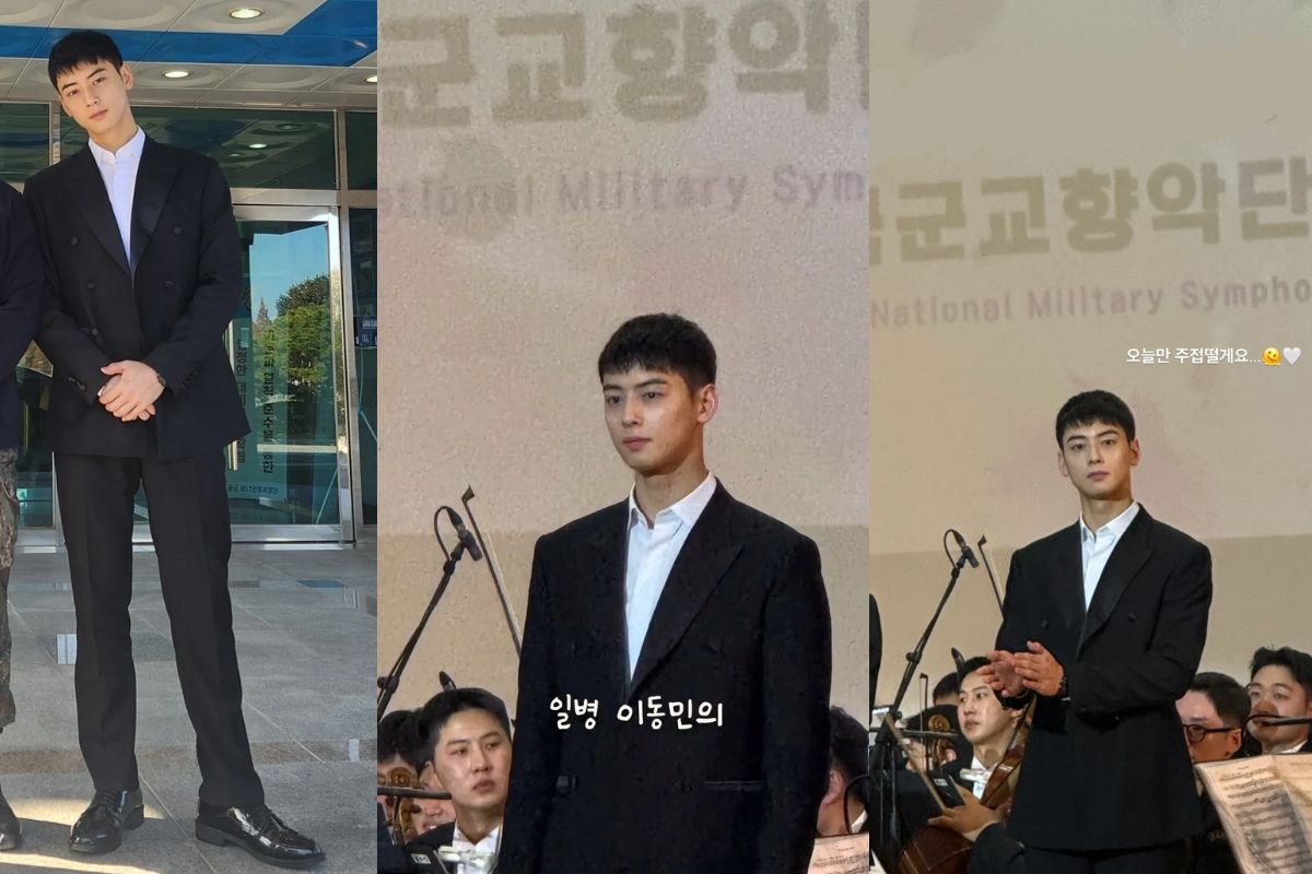Cha Eunwoo de ASTRO impresionó a los fans con un impecable look militar