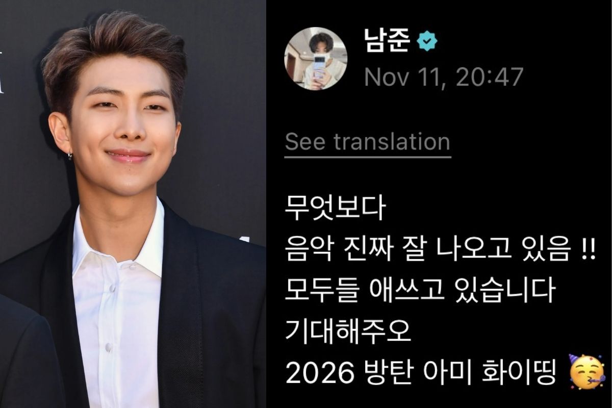 RM de BTS brinda una actualización sobre el regreso musical del grupo