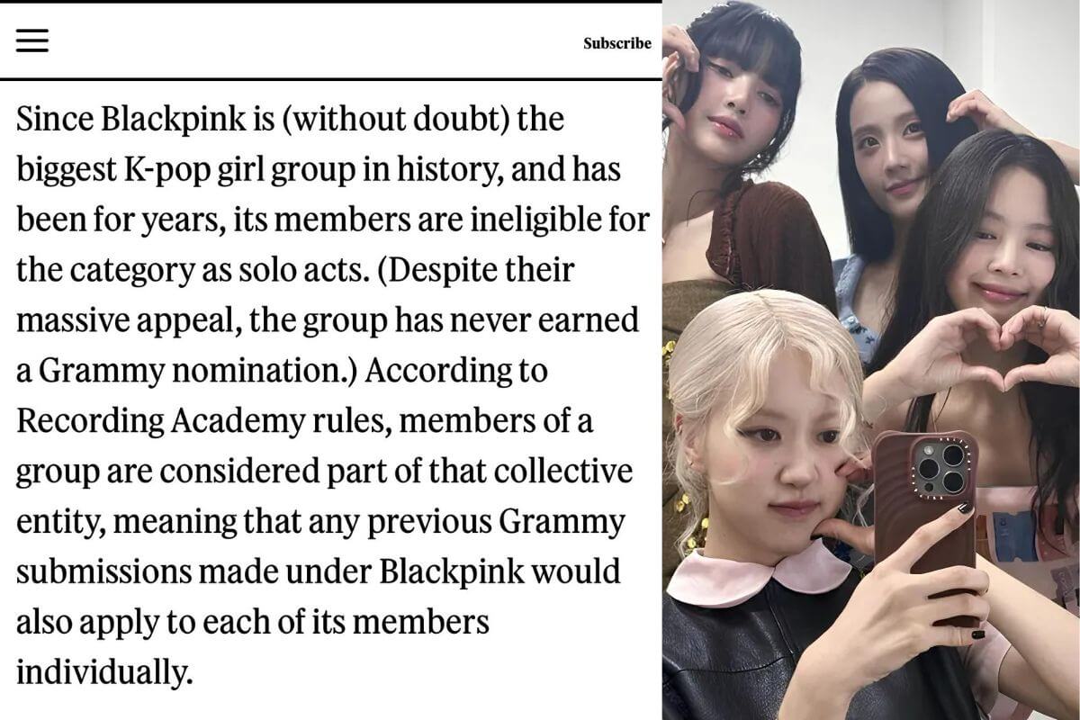 Rolling Stone edita un artículo elogiando a BLACKPINK tras recibir fuertes críticas