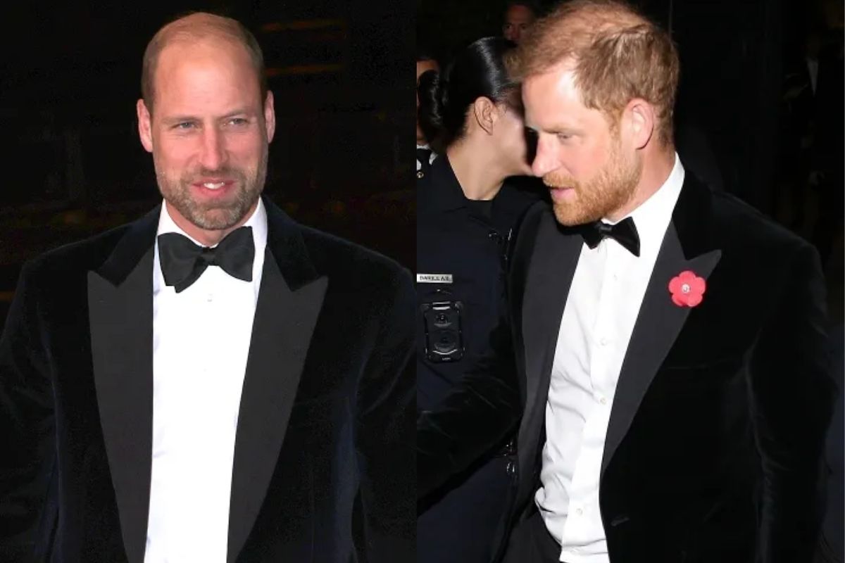 El príncipe William y el príncipe Harry coincidieron en estilo y glamour en diferentes eventos