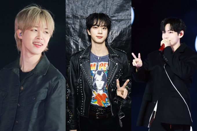 V y Jimin de BTS se unen a Jin en una emotiva actuación en su concierto 'encore'