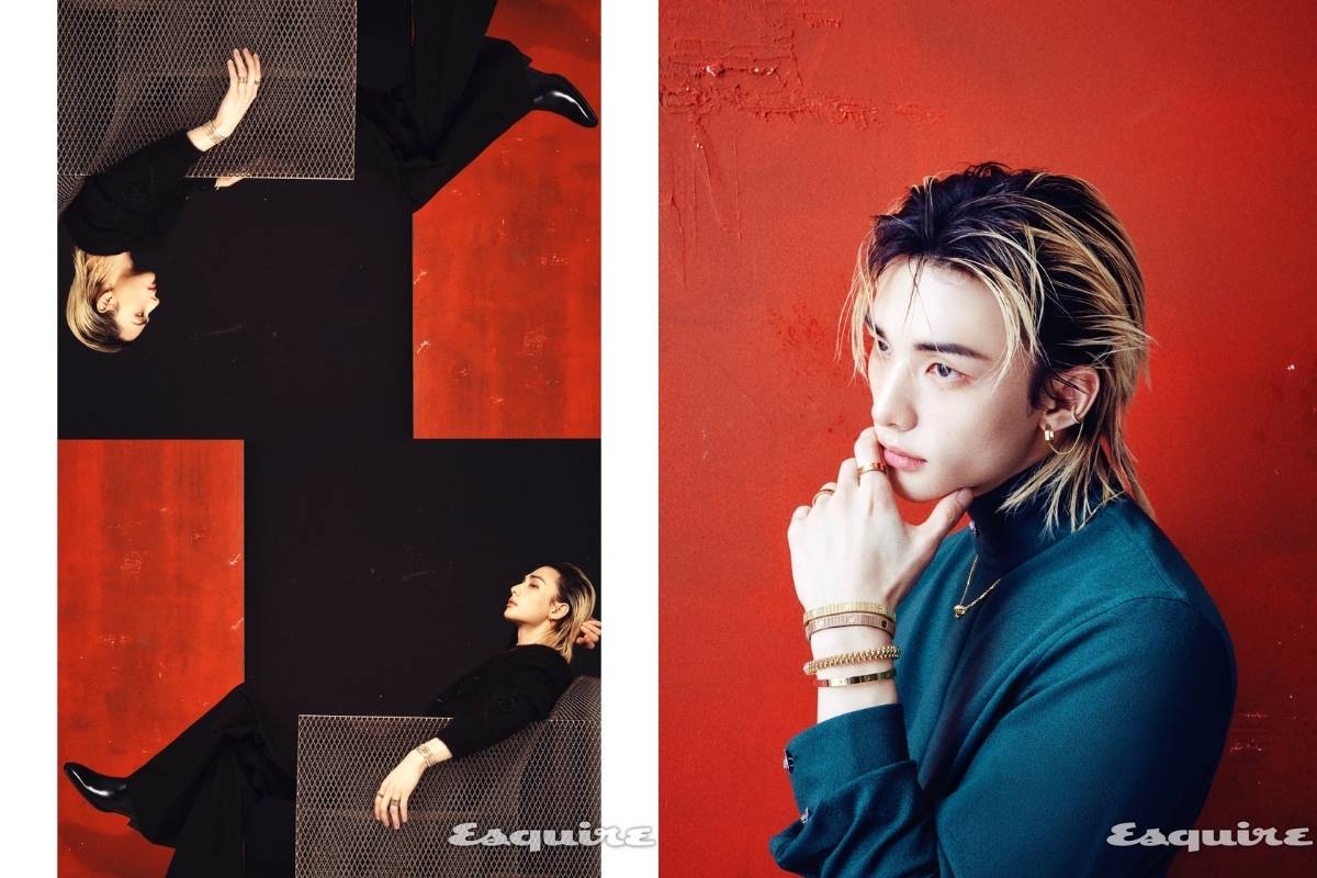 Hyunjin de Stray Kids encanta con Cartier y Esquire Korea para una nueva campaña navideña