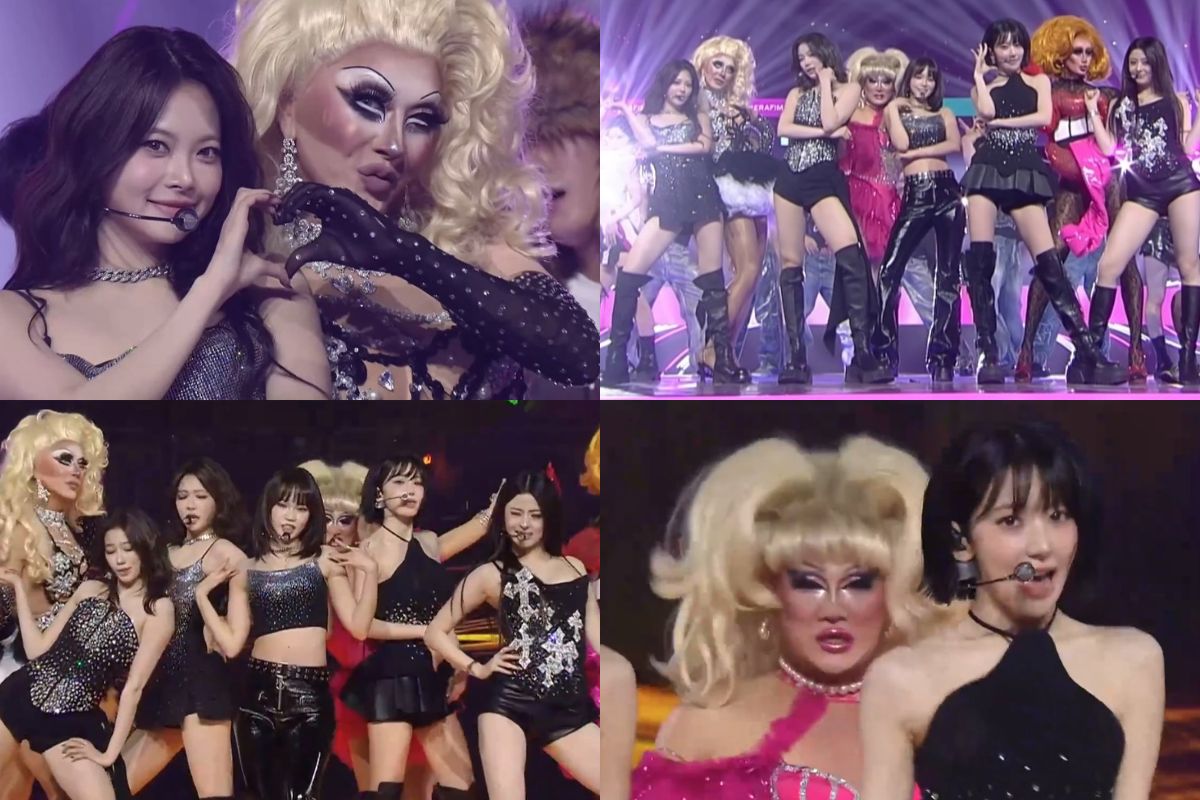 LE SSERAFIM junto a Drag Queens en el Gajo Daejeon 2025