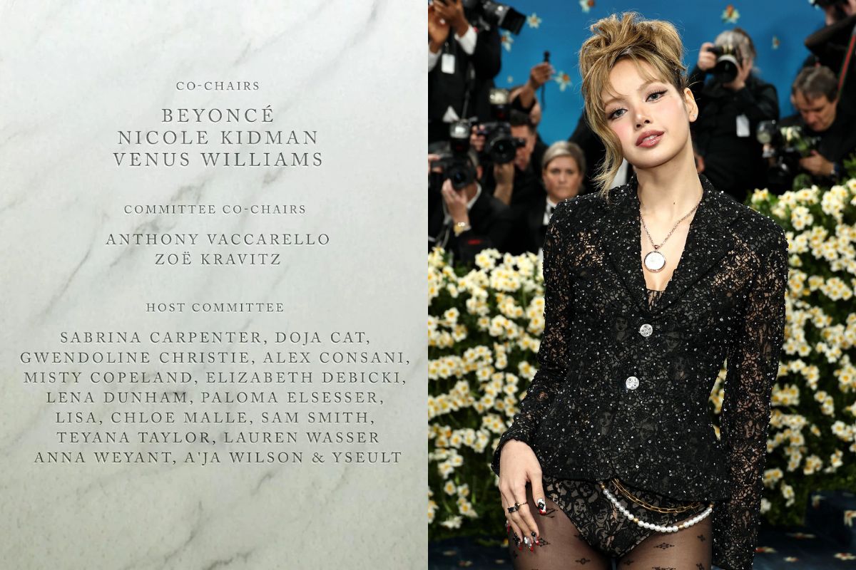Lisa de BLACKPINK se unirá al Comité Anfitrión de la Met Gala 2026 Lisa de BLACKPINK se unirá al Comité Anfitrión de la Met Gala 2026