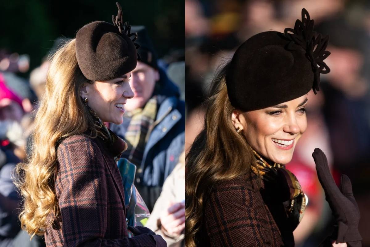 Kate Middleton luce pendientes Cartier en la mañana de Navidad en un sutil guiño a la Princesa Diana