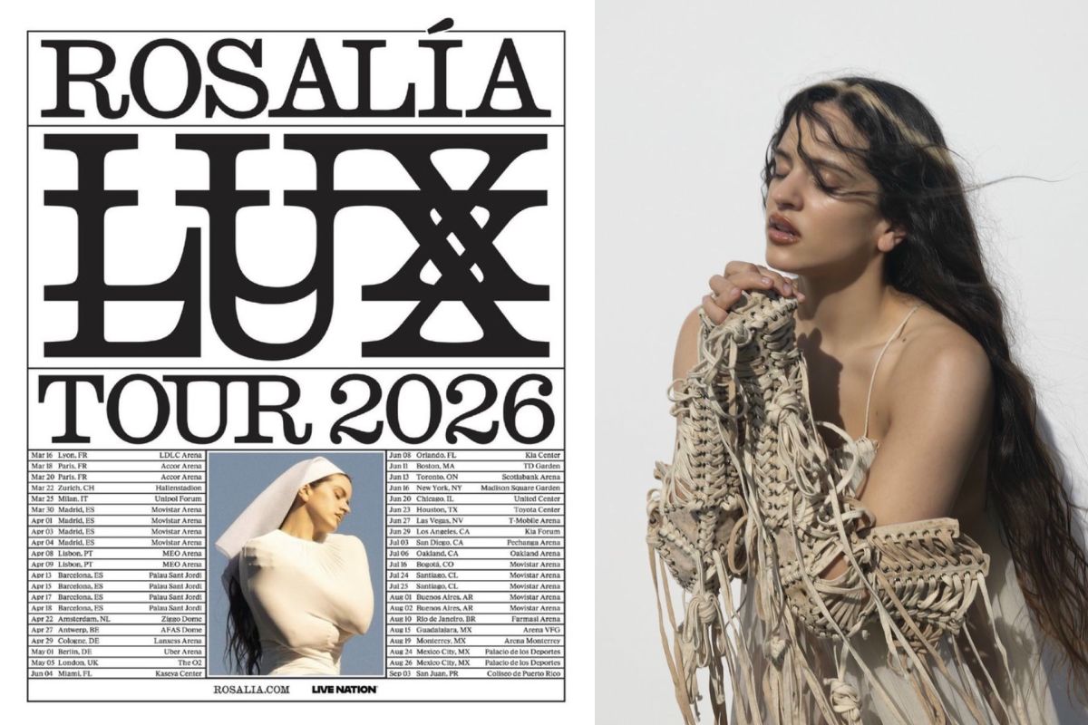Rosalía anuncia su esperada gira mundial 'Lux Tour 2026'