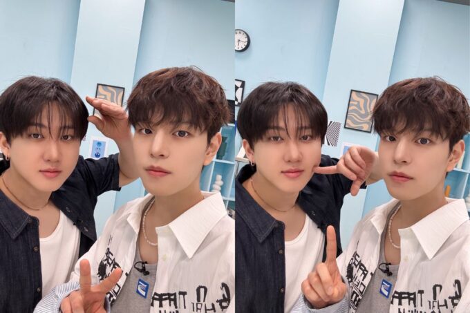 Seungmin y Changbin de Stray Kids se besaron en la boca jugando Pepero en especial de Navidad