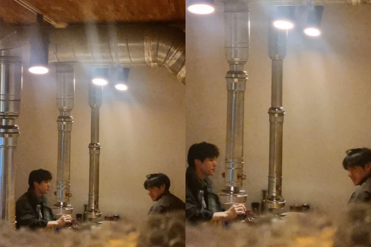 V de BTS y el actor Song Kang fueron vistos cenando juntos en Seúl