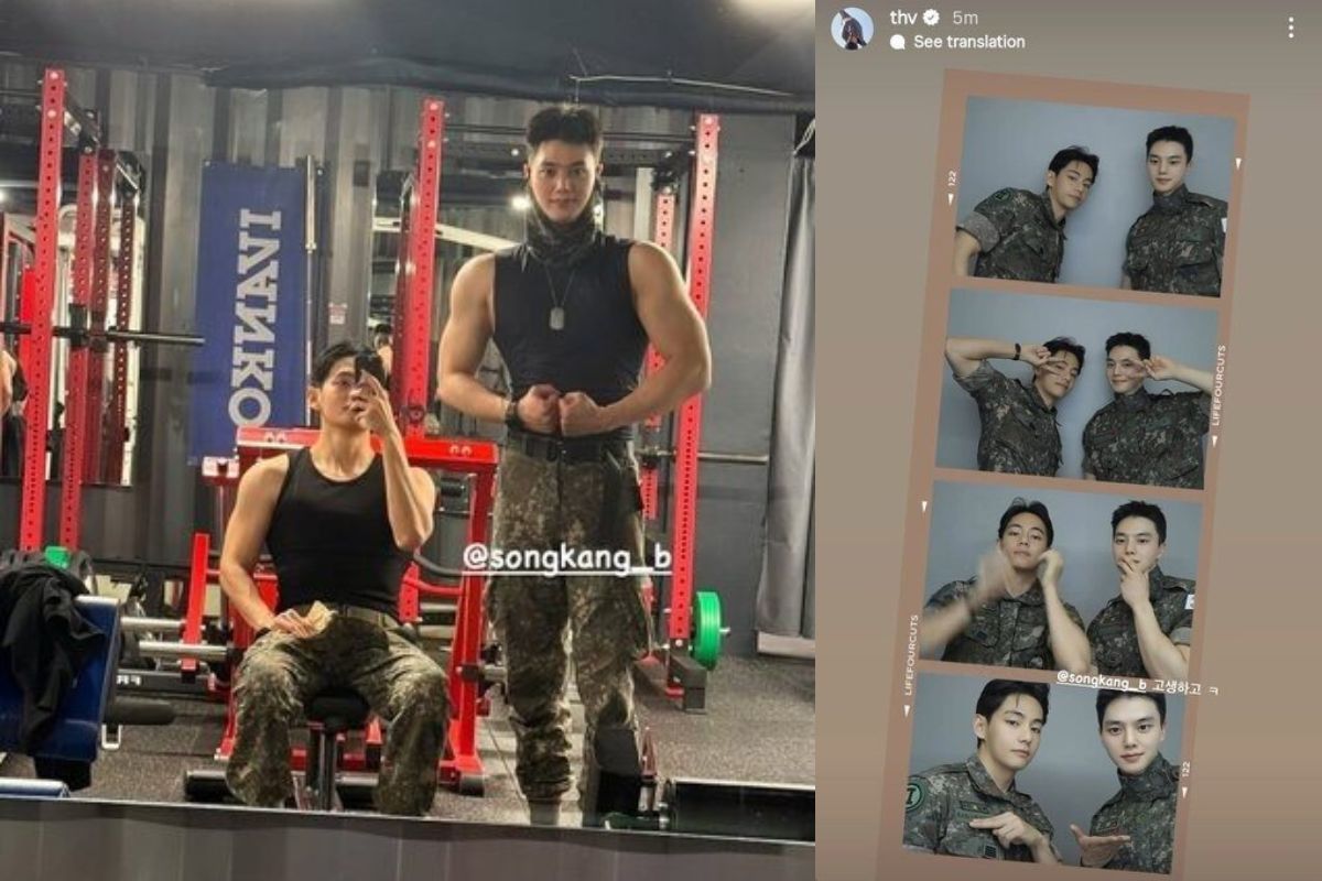 V de BTS y el actor Song Kang fueron vistos cenando juntos en Seúl