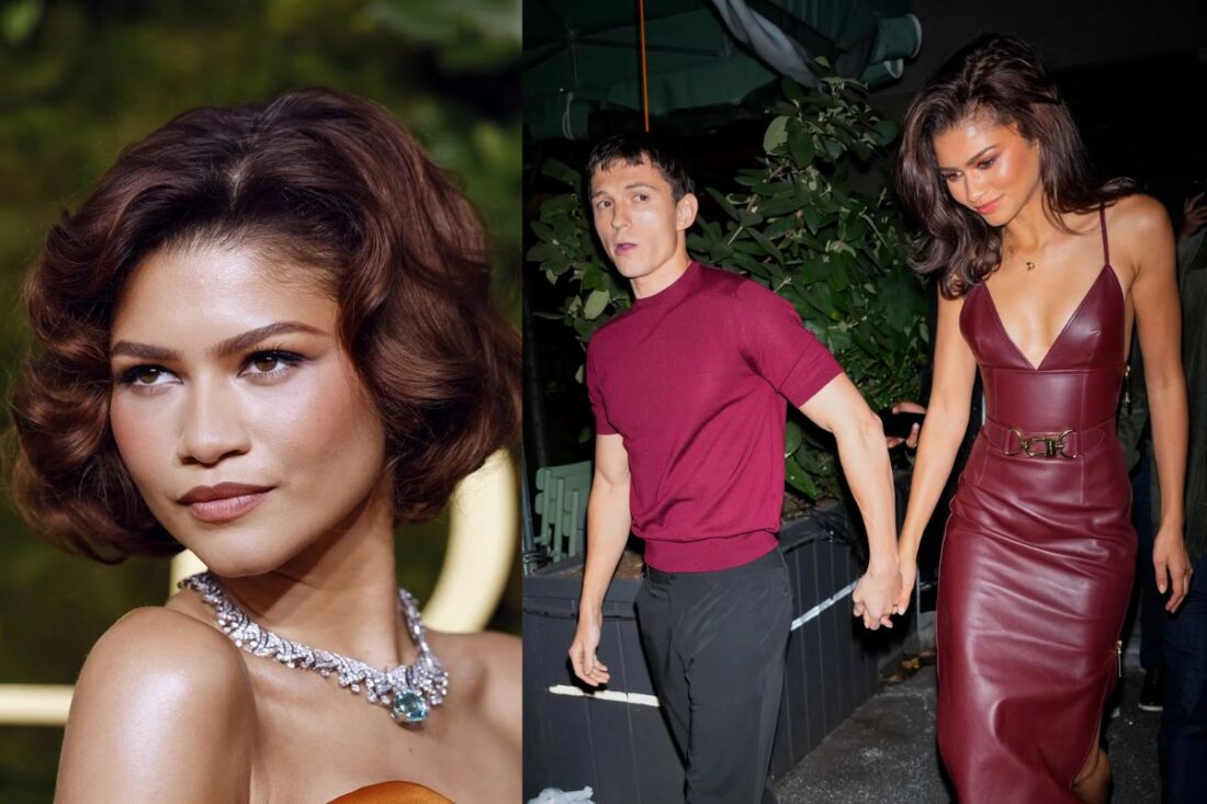 Zendaya desata rumores de estar embarazada tras fotos con Tom Holland y su familia