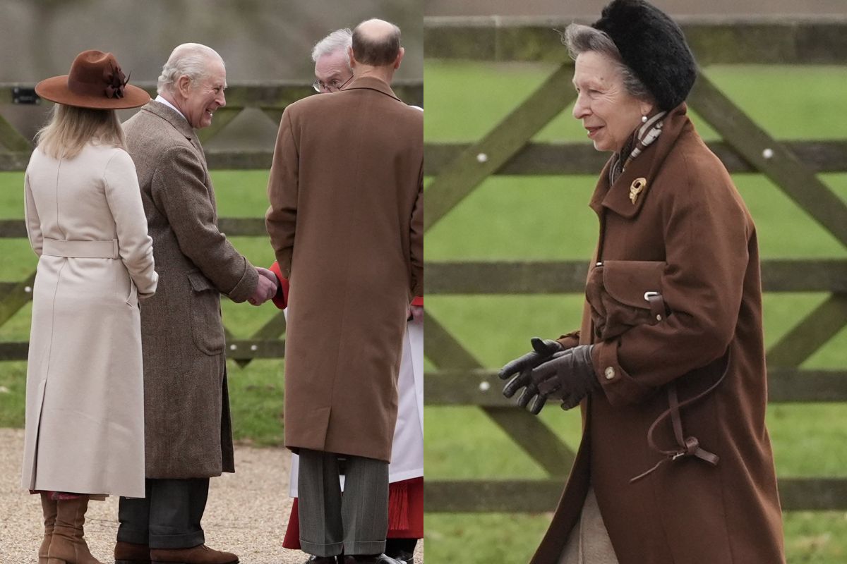 El rey Carlos III asiste al último servicio religioso dominical de 2025
