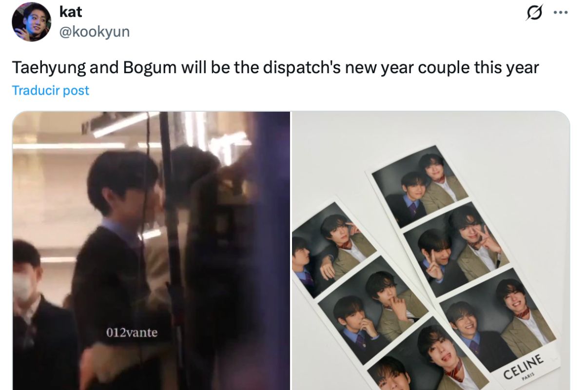 V de BTS y Park Bo Gum en rumores de tener un noviazgo y podrían ser expuestos por Dispatch V de BTS y Park Bo Gum en rumores de tener un noviazgo y podrían ser expuestos por Dispatch