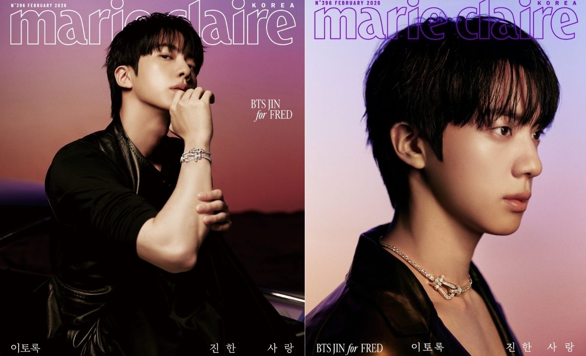 Jin de BTS se apodera de la nueva portada de Marie Claire Korea con sus imponentes visuales