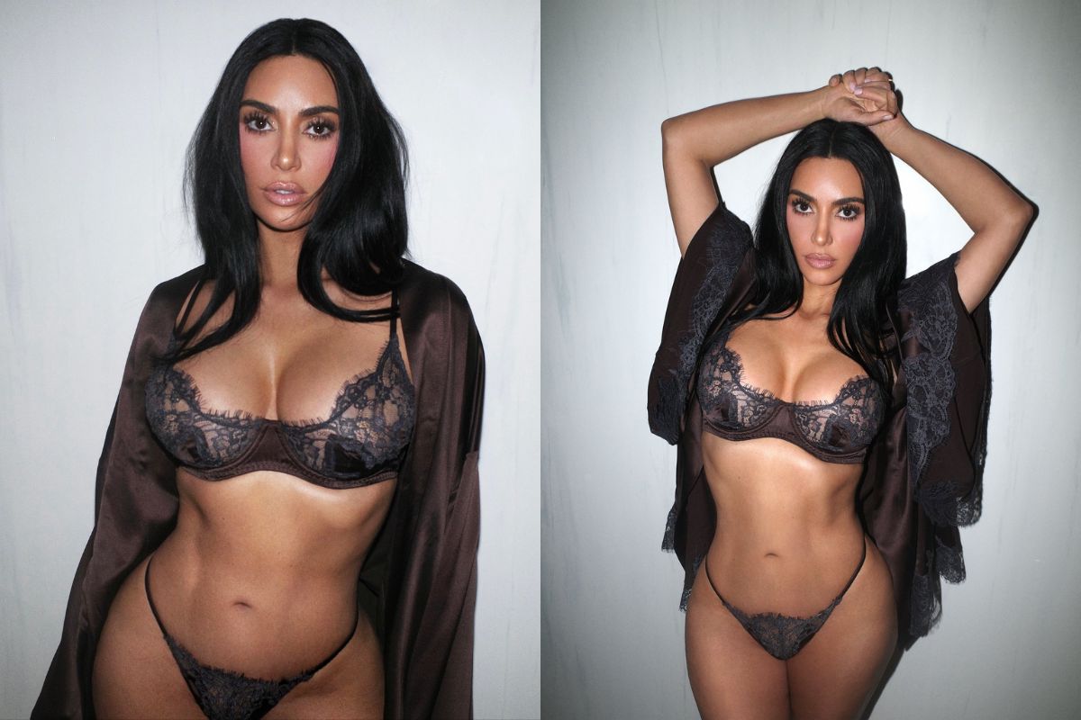 Kim Kardashian impacta con nuevas y sensuales fotografías en lencería