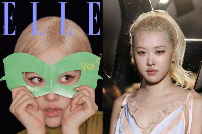 Rosé de BLACKPINK deslumbra con su audaz estilo en nuevas fotos para ELLE Korea