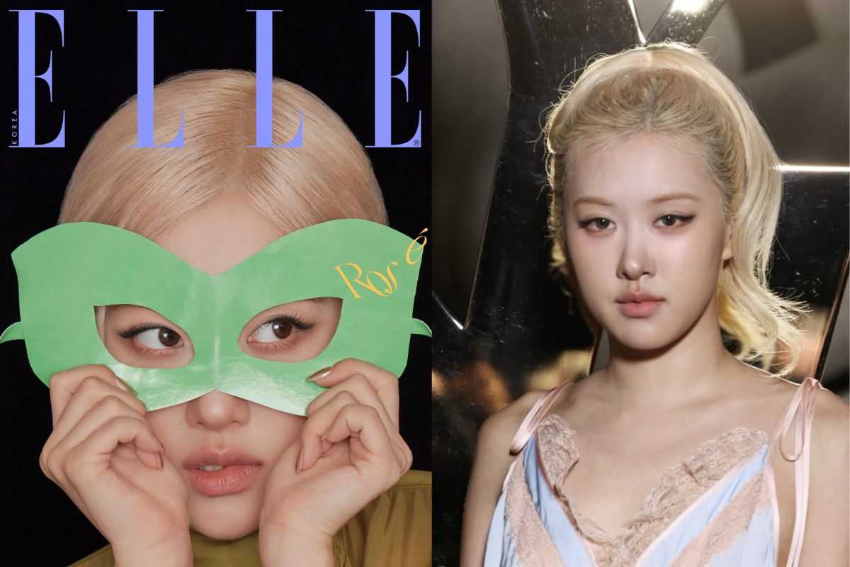 Rosé de BLACKPINK deslumbra con su audaz estilo en nuevas fotos para ELLE Korea