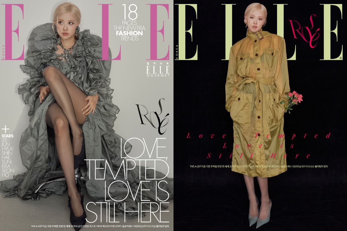 Rosé de BLACKPINK deslumbra en la nueva portada de ELLE Korea