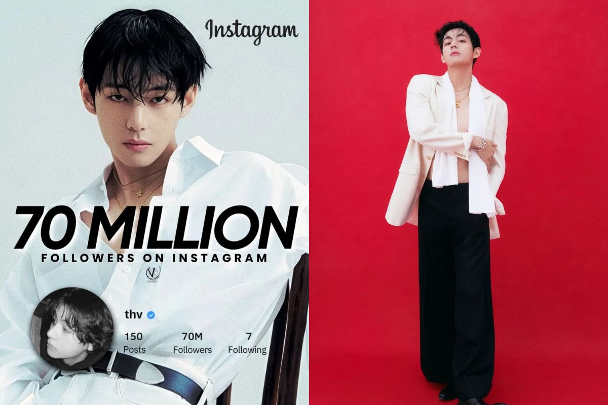 V de BTS rompe récord mundial al conseguir 70 millones de seguidores en Instagram