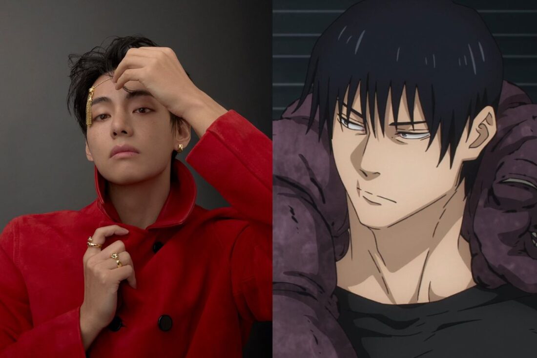 V de BTS es comparado con Toji Fushiguro de Jujutsu Kaisen por su parecido físico